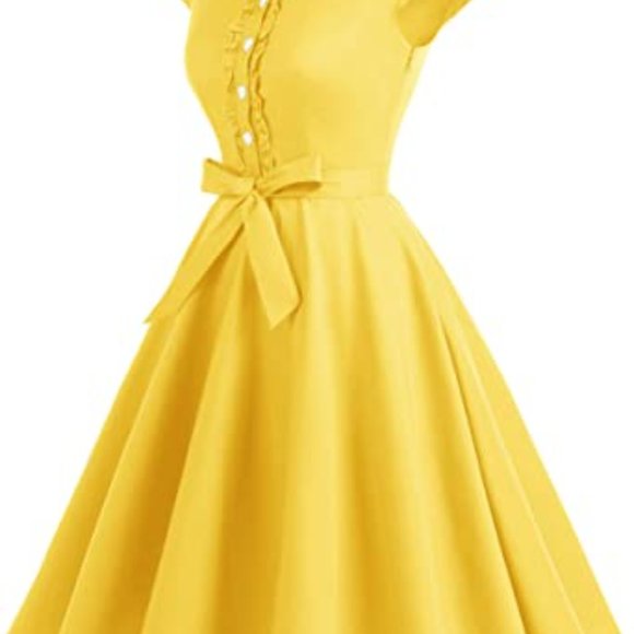 Wedtrend Women's 1950s Retro Vintage Swing Dress - Picture 2 of 7